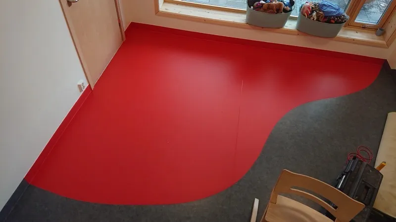 Malingsarbeid utført ved Gjøvik barnehage