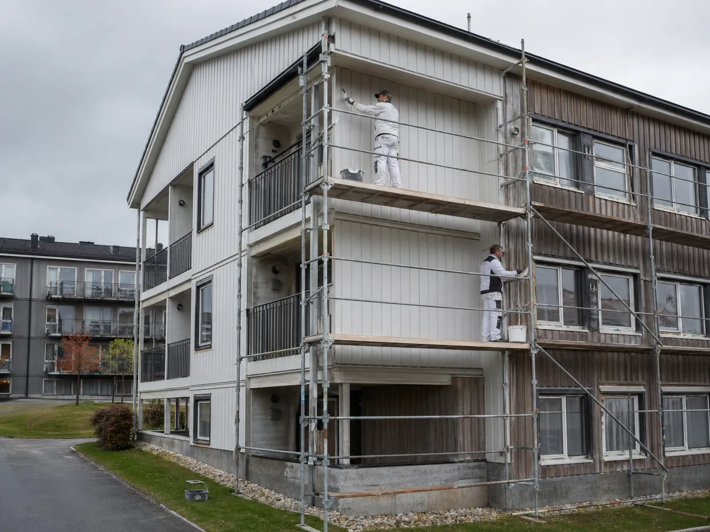 Malingsarbeid utført ved Vikenstranda leiligheter